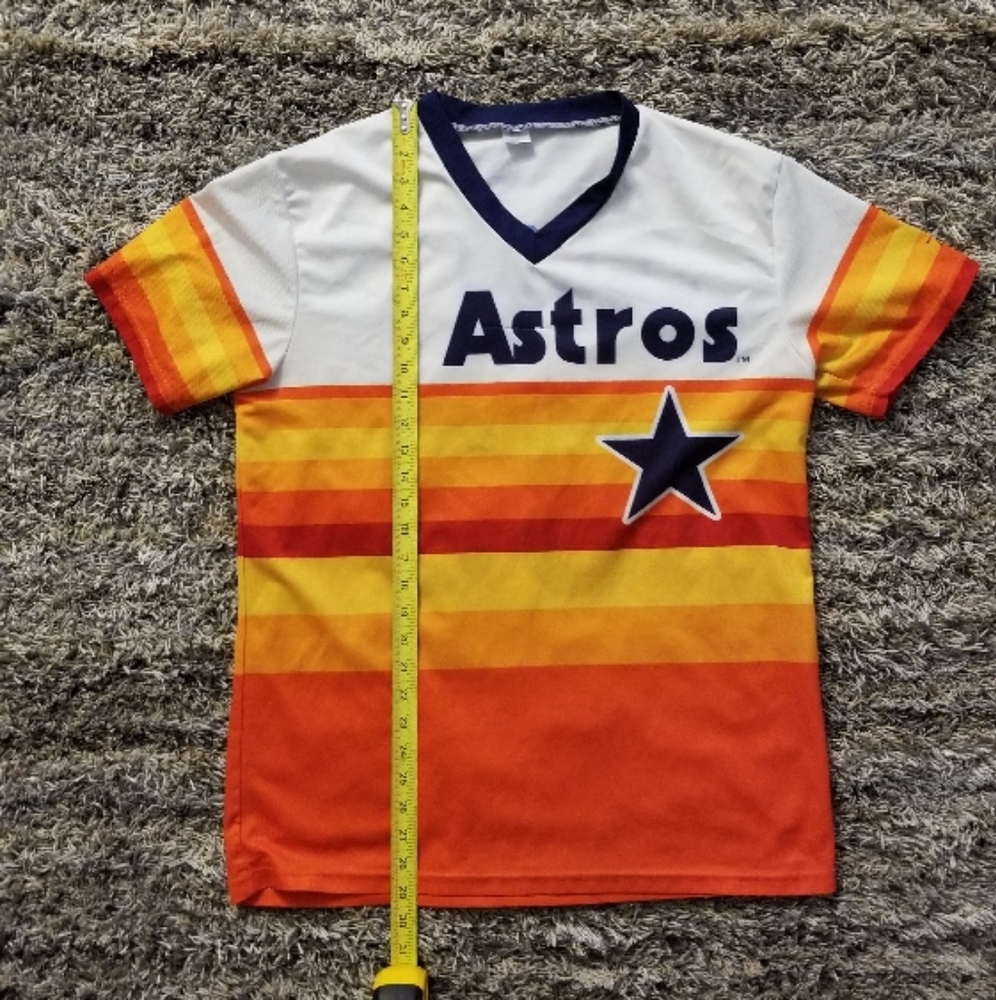 HOUSTON ASTROS MLB JERSEY BASEBALL SCOTT VINTAGE RETRO THROWBACK SCOTT 33